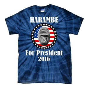 Harambe For President Tie-Dye T-Shirt