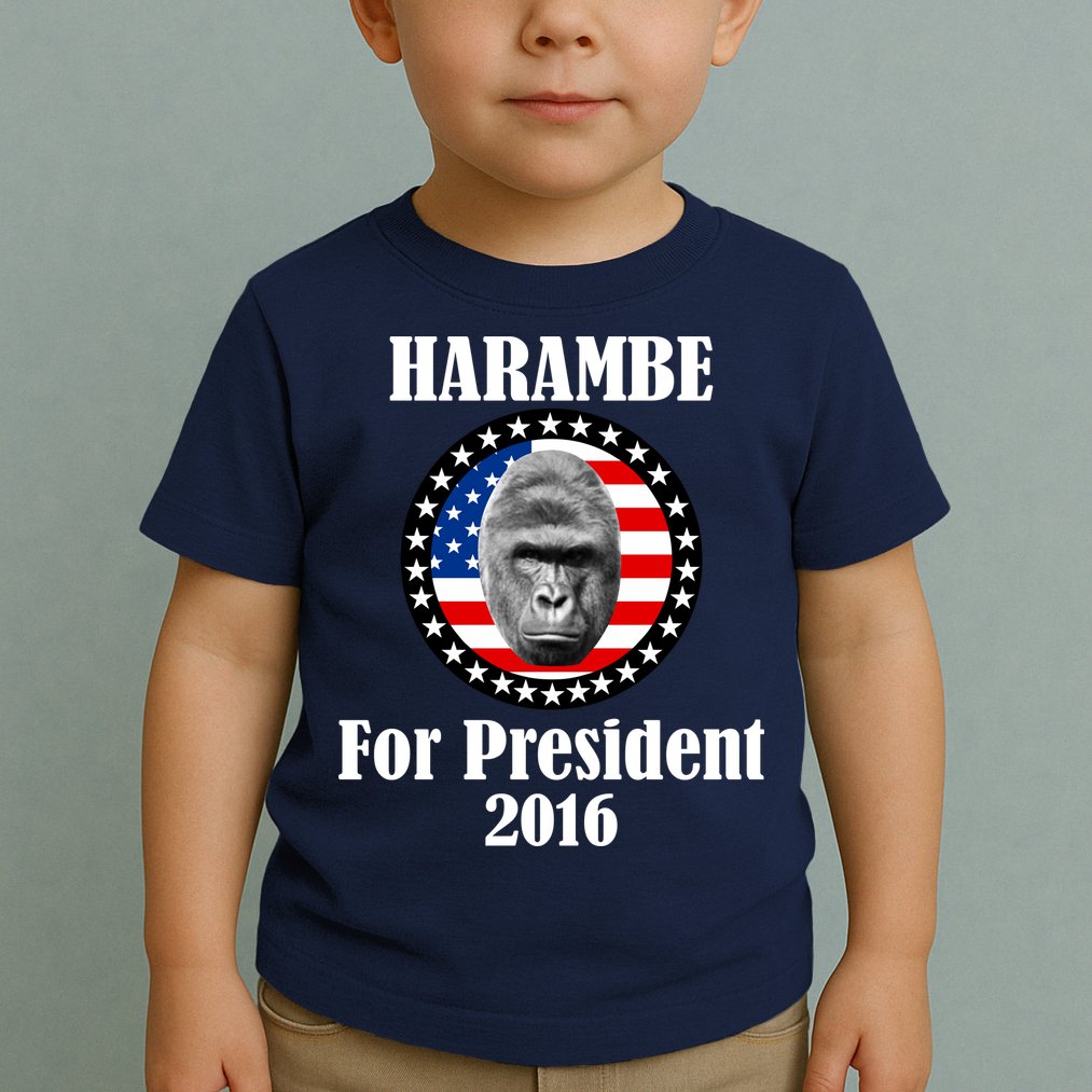 Harambe For President Toddler T-Shirt