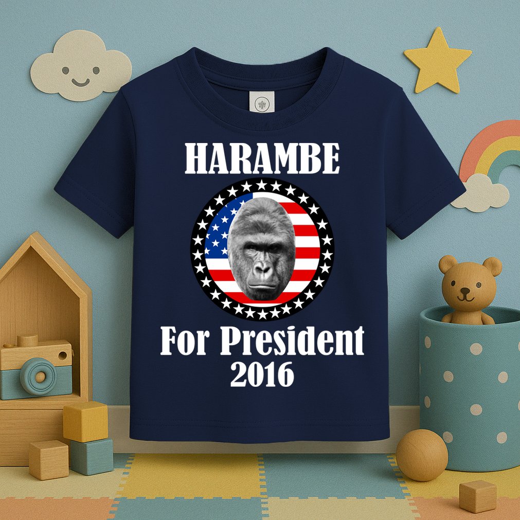 Harambe For President Toddler T-Shirt