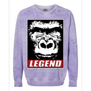 Harambe LEGEND Gorilla Poster RIP 2016 Colorblast Crewneck Sweatshirt