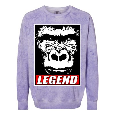 Harambe LEGEND Gorilla Poster RIP 2016 Colorblast Crewneck Sweatshirt