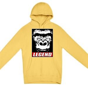 Harambe LEGEND Gorilla Poster RIP 2016 Premium Pullover Hoodie