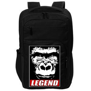 Harambe LEGEND Gorilla Poster RIP 2016 Impact Tech Backpack