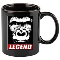 Harambe LEGEND Gorilla Poster RIP 2016 11oz C Handle Ceramic Mug