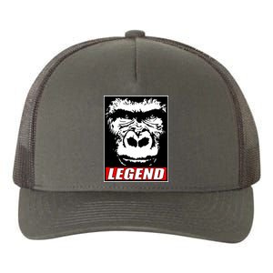 Harambe LEGEND Gorilla Poster RIP 2016 Yupoong Adult 5-Panel Trucker Hat