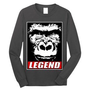 Harambe LEGEND Gorilla Poster RIP 2016 Long Sleeve Shirt