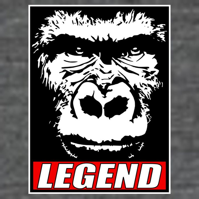 Harambe LEGEND Gorilla Poster RIP 2016 Backpack