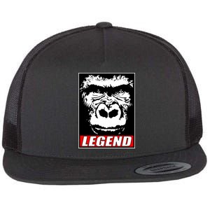 Harambe LEGEND Gorilla Poster RIP 2016 Flat Bill Trucker Hat