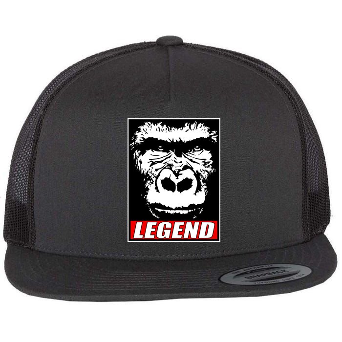 Harambe LEGEND Gorilla Poster RIP 2016 Flatbill Hat
