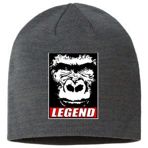 Harambe LEGEND Gorilla Poster RIP 2016 Sustainable Beanie