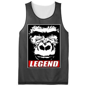 Harambe LEGEND Gorilla Poster RIP 2016 Mesh Reversible Basketball Jersey Tank