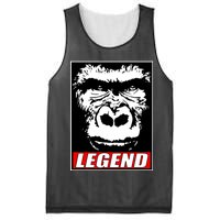 Harambe LEGEND Gorilla Poster RIP 2016 Mesh Reversible Basketball Jersey Tank