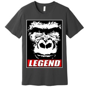 Harambe LEGEND Gorilla Poster RIP 2016 Premium T-Shirt