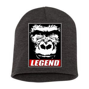 Harambe LEGEND Gorilla Poster RIP 2016 Short Acrylic Beanie