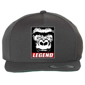 Harambe LEGEND Gorilla Poster RIP 2016 Wool Snapback Cap