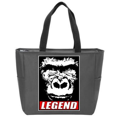 Harambe LEGEND Gorilla Poster RIP 2016 Zip Tote Bag