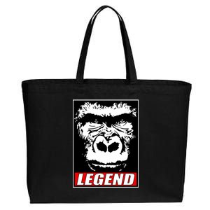 Harambe LEGEND Gorilla Poster RIP 2016 Cotton Canvas Jumbo Tote