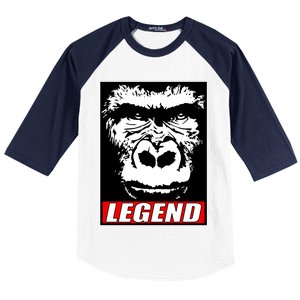 Harambe LEGEND Gorilla Poster RIP 2016 Baseball Sleeve Shirt