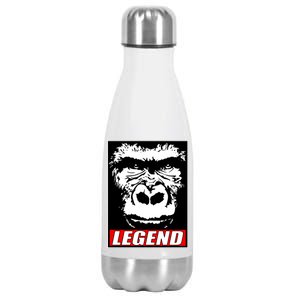 Harambe LEGEND Gorilla Poster RIP 2016 Stainless Steel Insulated Water Bottle