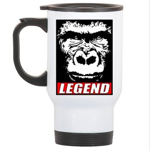 Harambe LEGEND Gorilla Poster RIP 2016 Stainless Steel Travel Mug