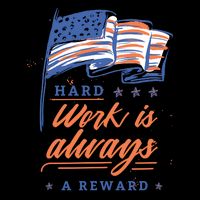 Hard Work Labor Day Drawstring Bag