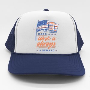 Hard Work Labor Day Trucker Hat