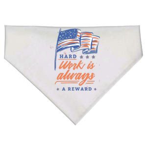 Hard Work Labor Day USA-Made Doggie Bandana