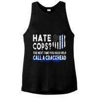 Hare Cops? Need Help Call A Crackhead Ladies PosiCharge Tri-Blend Wicking Tank