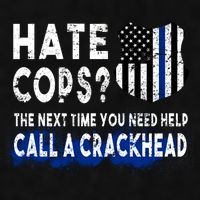 Hare Cops? Need Help Call A Crackhead Ladies PosiCharge Tri-Blend Wicking Tank