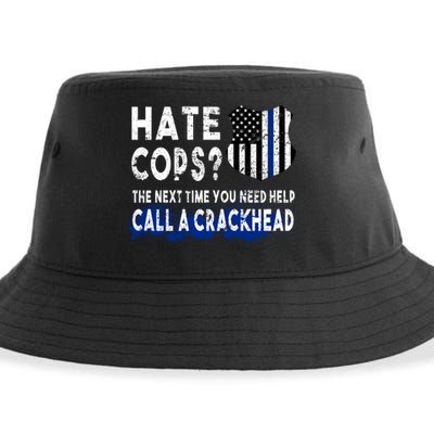Hare Cops? Need Help Call A Crackhead Sustainable Bucket Hat