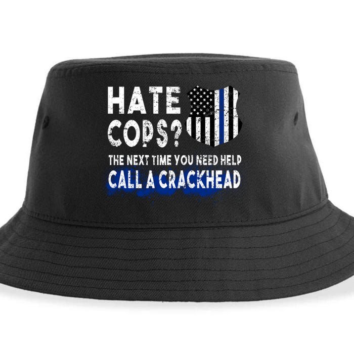 Hare Cops? Need Help Call A Crackhead Sustainable Bucket Hat