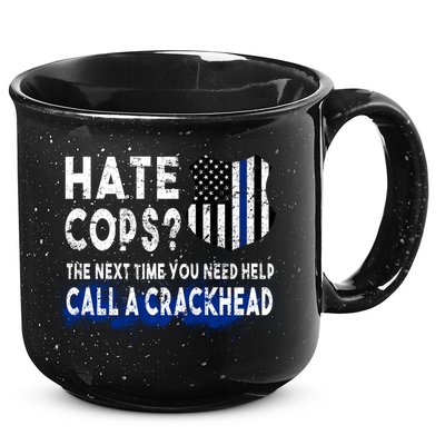Hare Cops? Need Help Call A Crackhead 15oz Campfire Ceramic Mug