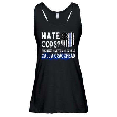 Hare Cops? Need Help Call A Crackhead Ladies Essential Flowy Tank