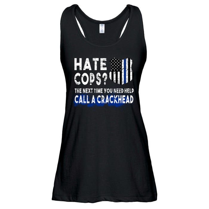 Hare Cops? Need Help Call A Crackhead Ladies Essential Flowy Tank