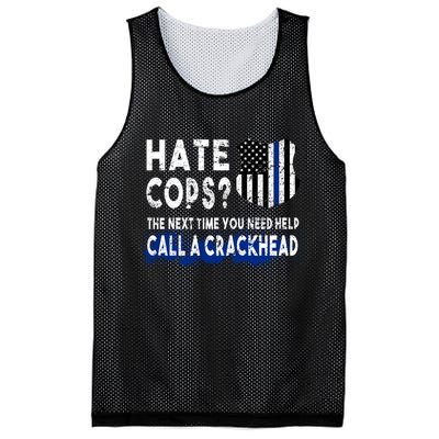 Hare Cops? Need Help Call A Crackhead Mesh Reversible Basketball Jersey Tank