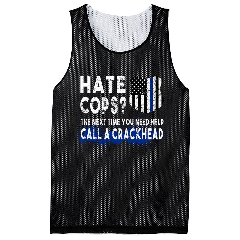 Hare Cops? Need Help Call A Crackhead Mesh Reversible Basketball Jersey Tank