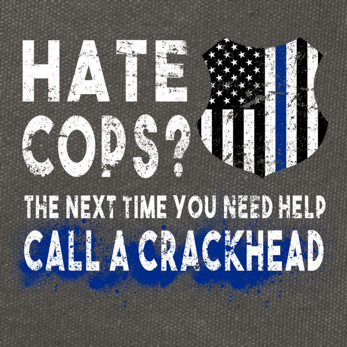 Hare Cops? Need Help Call A Crackhead Cotton Canvas Backpack