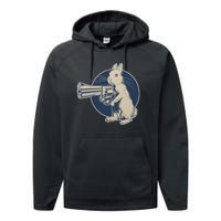 Hare Trigger Gangster Bunny Performance Fleece Hoodie