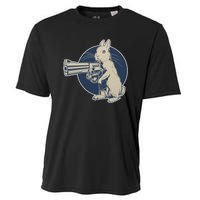 Hare Trigger Gangster Bunny Cooling Performance Crew T-Shirt