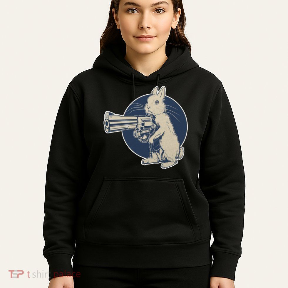 Hare Trigger Gangster Bunny Hoodie