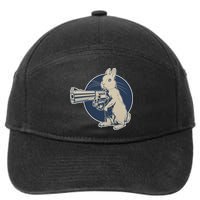 Hare Trigger Gangster Bunny 7-Panel Snapback Hat
