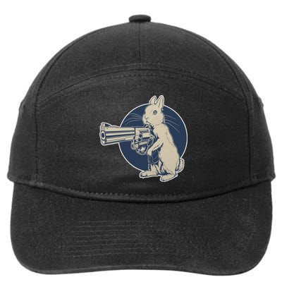 Hare Trigger Gangster Bunny 7-Panel Snapback Hat