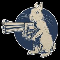 Hare Trigger Gangster Bunny 7-Panel Snapback Hat