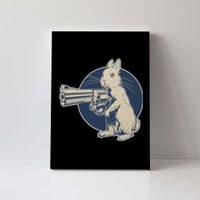 Hare Trigger Gangster Bunny Canvas