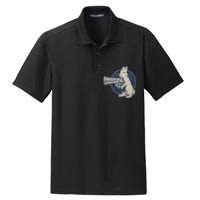 Hare Trigger Gangster Bunny Dry Zone Grid Polo