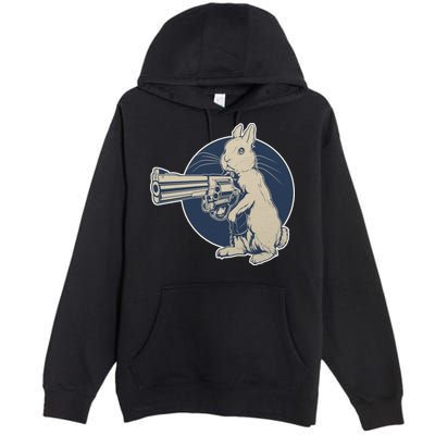 Hare Trigger Gangster Bunny Premium Pullover Hoodie