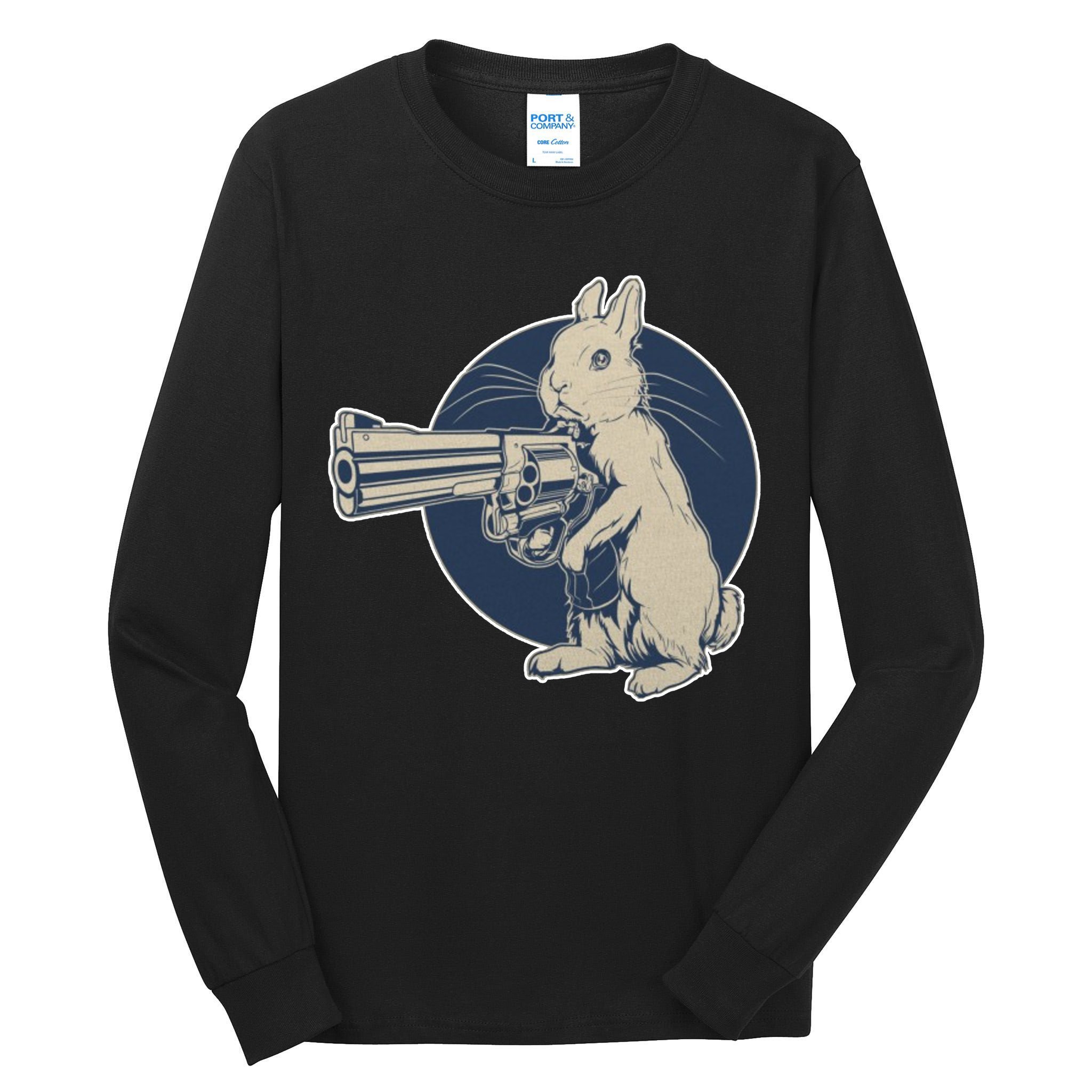 Hare Trigger Gangster Bunny Tall Long Sleeve T-Shirt