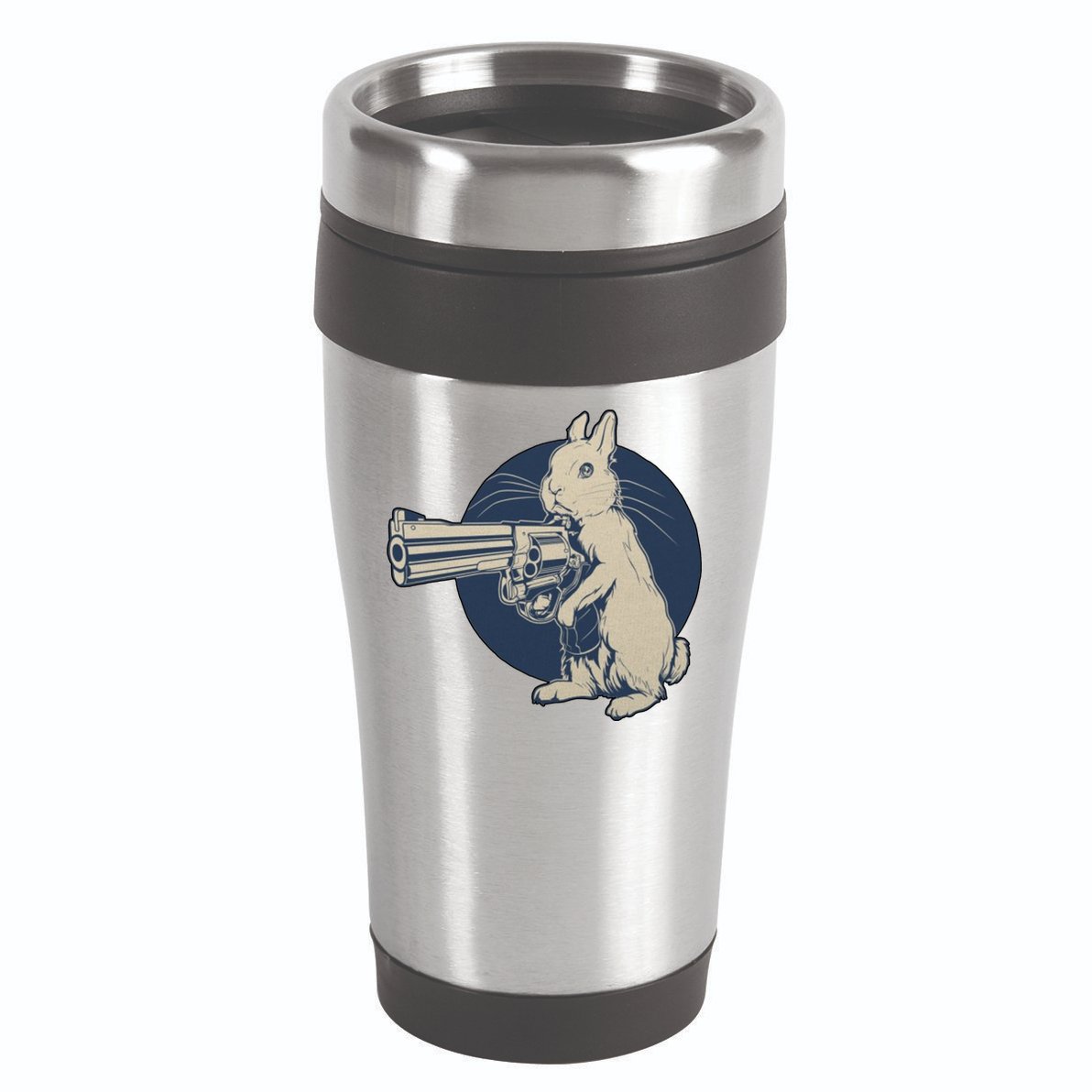 Hare Trigger Gangster Bunny 16oz Travel Tumbler