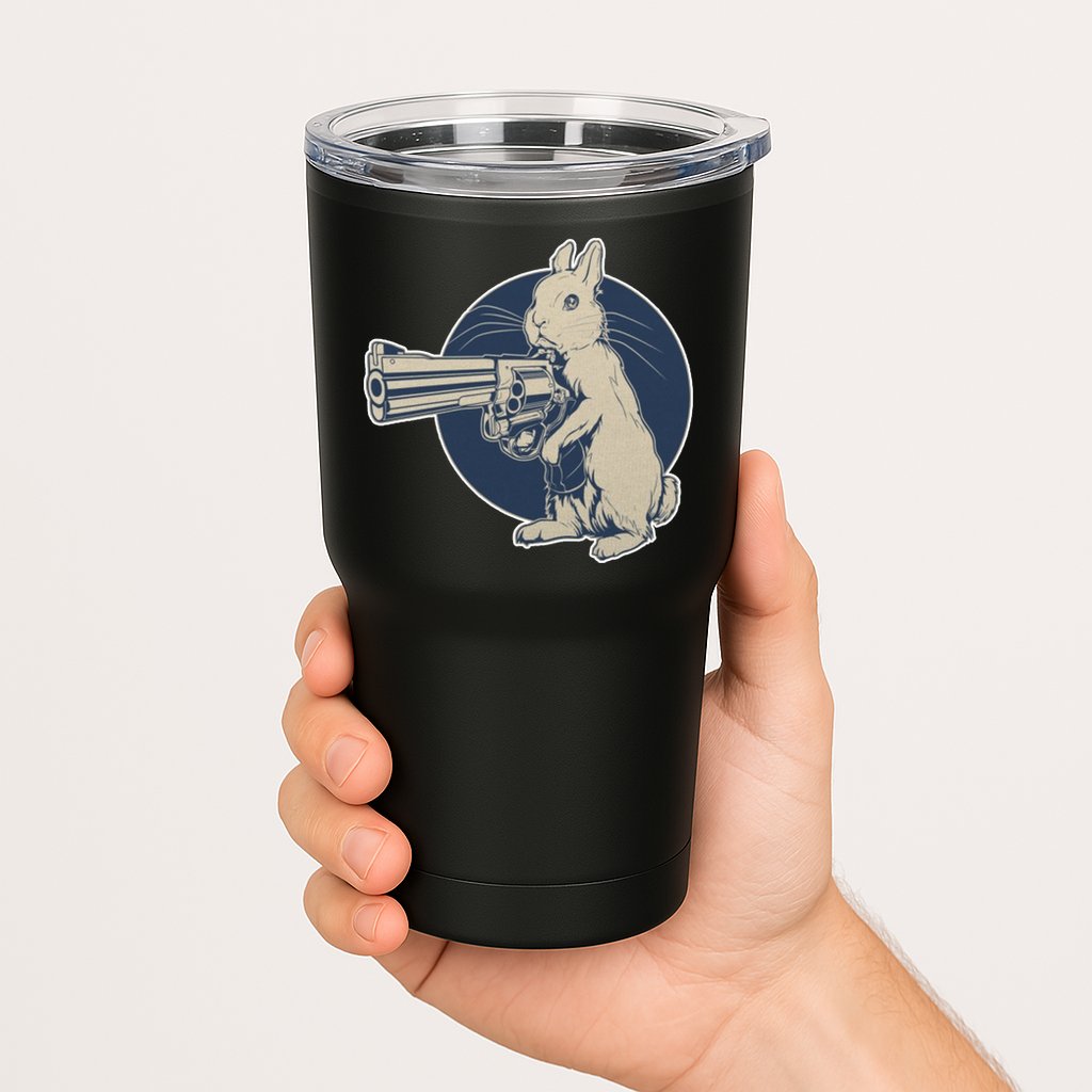 Hare Trigger Gangster Bunny Tumbler
