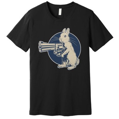 Hare Trigger Gangster Bunny Premium T-Shirt